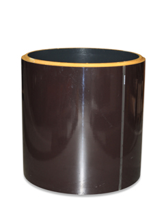 Exhaust air pipe GRP-PU-GRP D920-1000 brown
